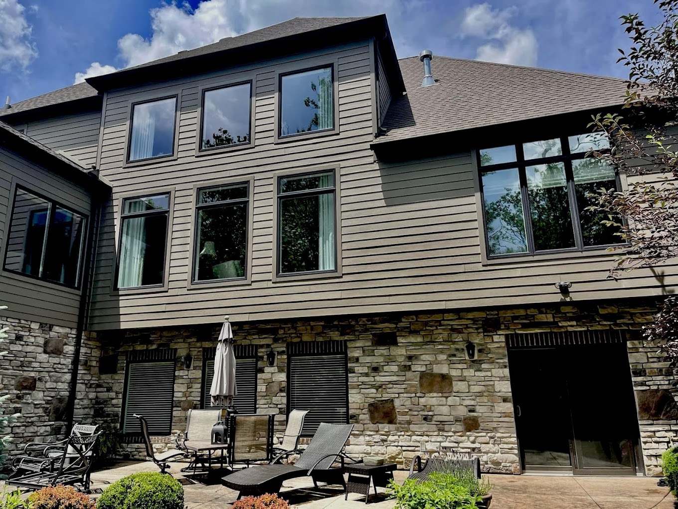 Clean windows across a home's exterior